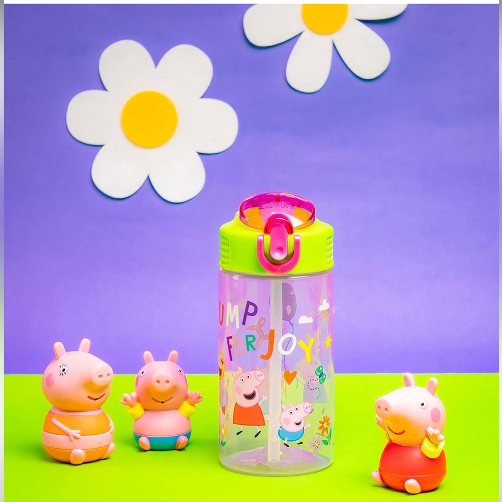 Zak! Kids Water Bottle - Peppa Pig - 16 oz - NWT